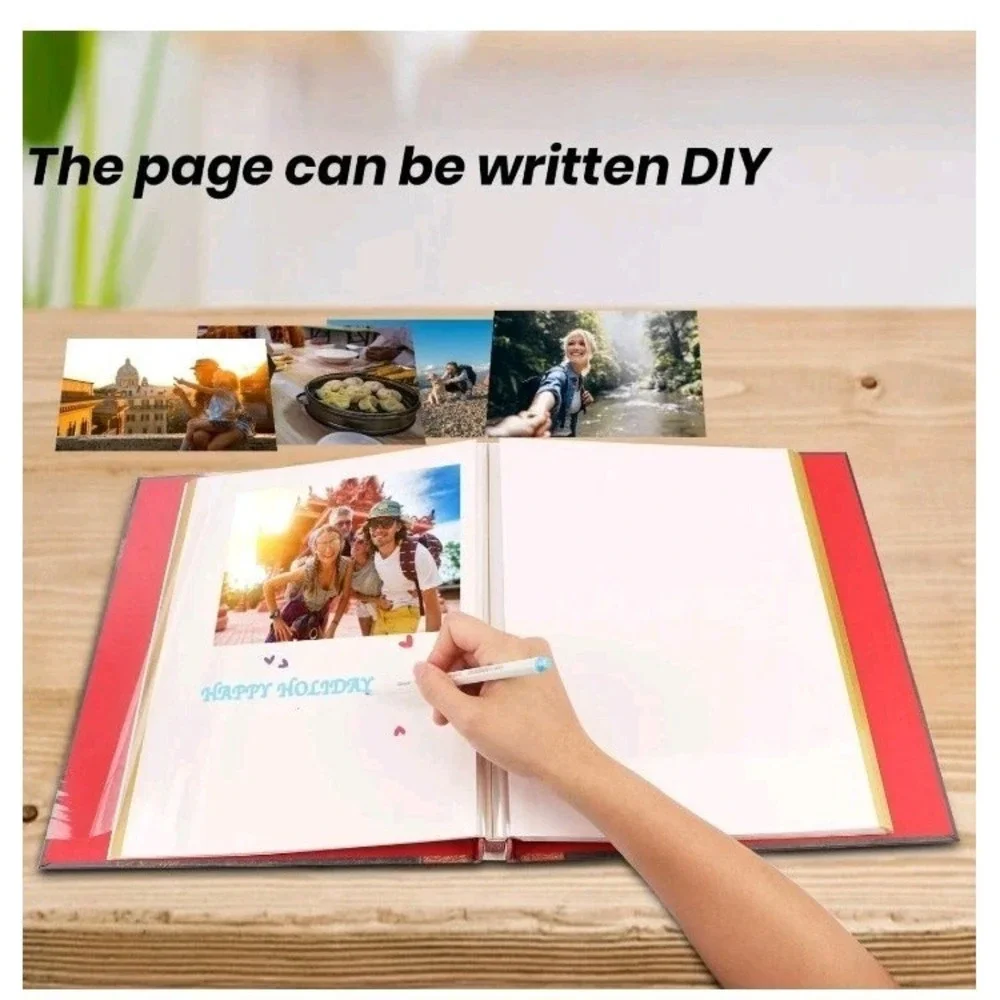 DIY Photo Album Scrapbook for Weddings, Travel, Anniversaries, Baby‎ Showers